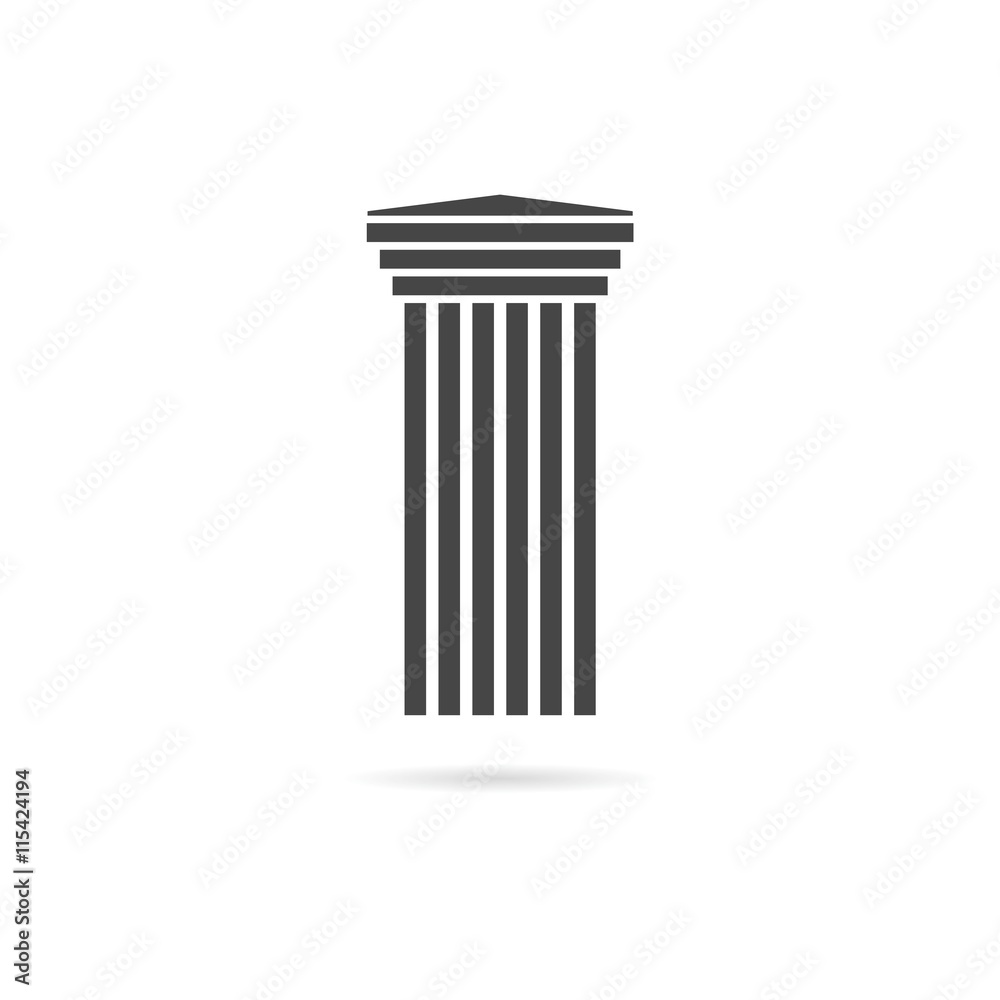 Antique Column Icon Antique Column Icon
