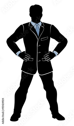 Confident Silhouette Busine...