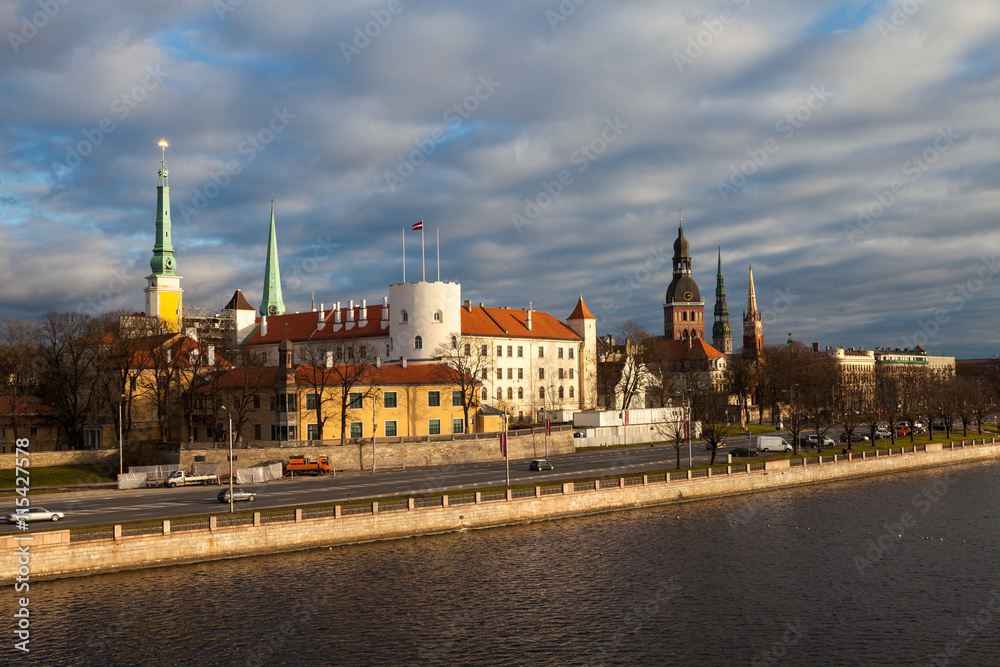 View of Riga castle