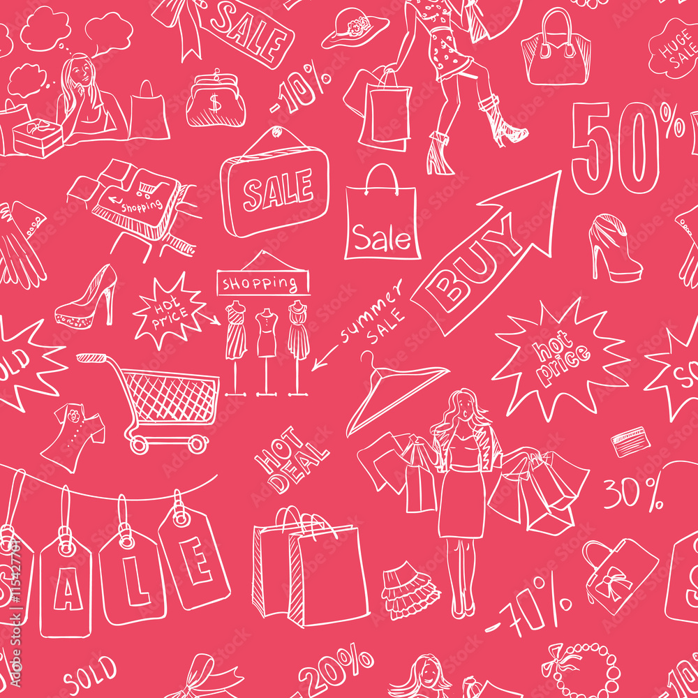 Sale seamless pattern background Sale seamless pattern background