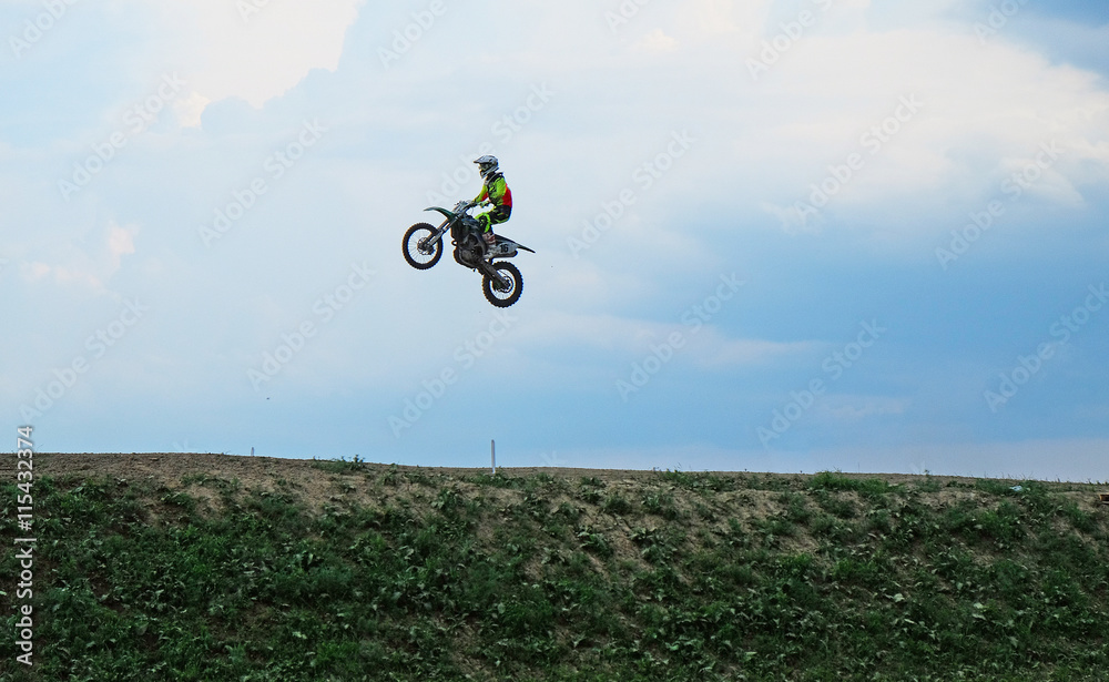 Obraz premium athlete in motocross