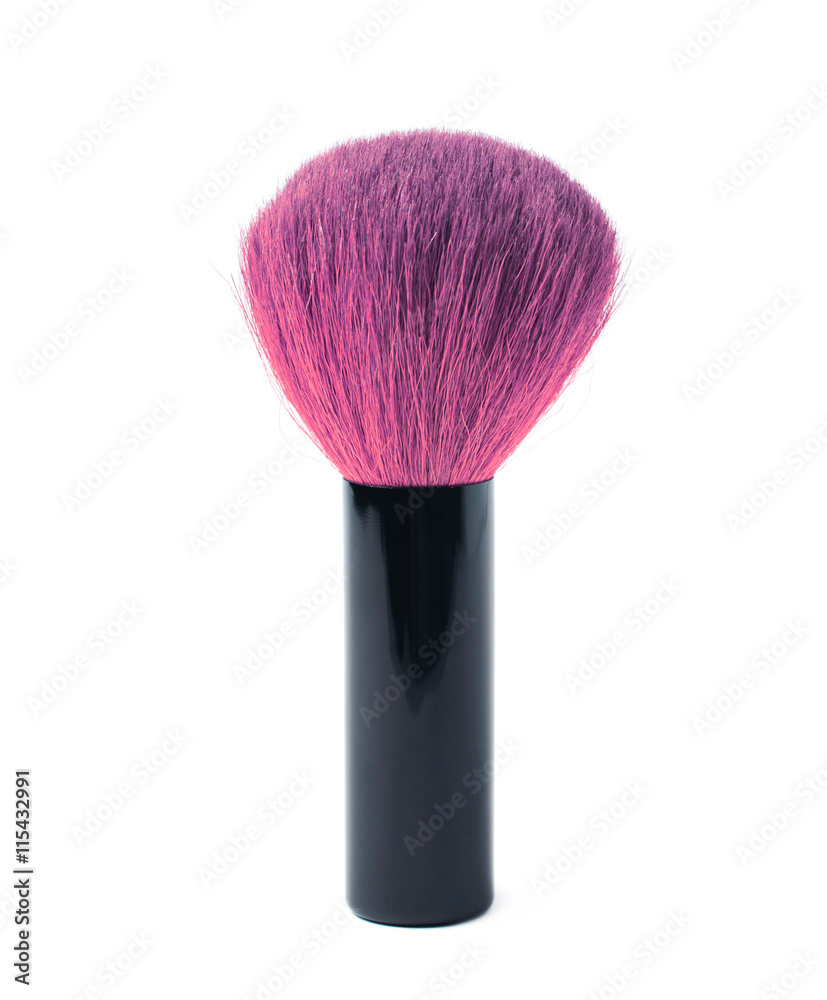 Kabuki mushroom makeup brush isolated Kabuki mushroom makeup brush isolated