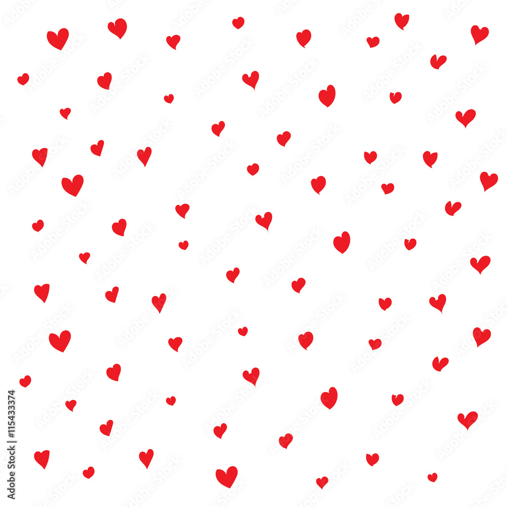 Seamless red heart pattern. Texture for paper wrapping, web backgrounds, fabric, decoration, scrapbooks, gift paper, greeting cards. Seamless red heart pattern. Texture for paper wrapping, web backgrounds, fabric, decoration, scrapbooks, gift paper, greeting cards.