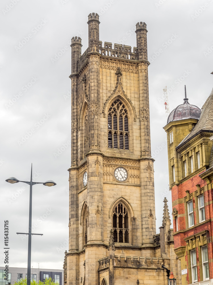 Saint Luke Church clock tower