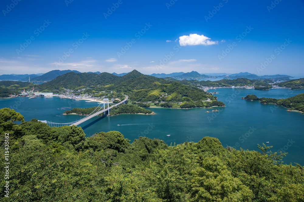 Obraz premium 大三島橋(しまなみ海道)