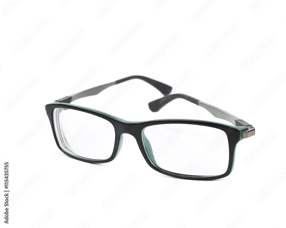 Pair of optical glasses isolated Pair of optical glasses isolated