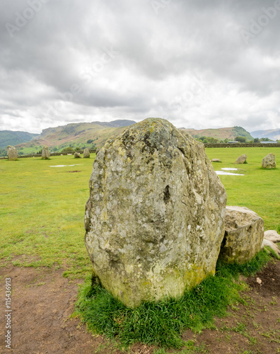 Castlerigg stone circle in England photo