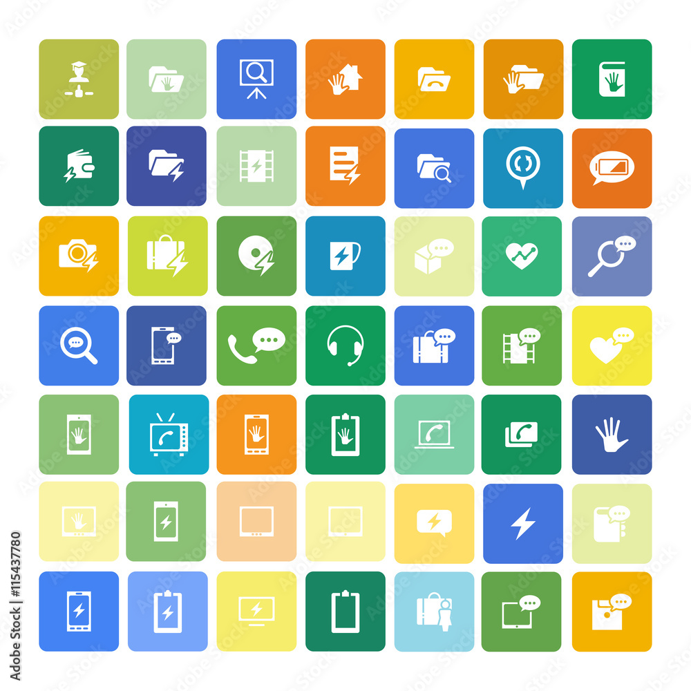 Set of 49 Universal Icons. Business, internet, web design. Set of 49 Universal Icons. Business, internet, web design.