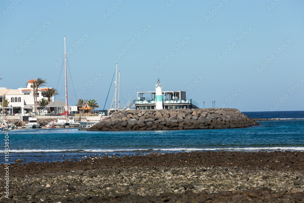 Marina in Caleta de Fuste, Fuerteventura, Canary Island,  Spain