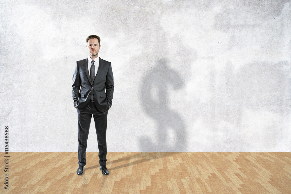 Fototapeta premium businessman standing in room