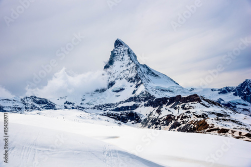 View of Matterhorn - Zermatt Switzerland © surasako