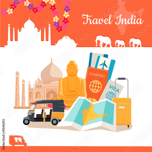 Travel India Conceptual Poster