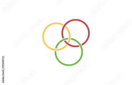 triple circle logo © tree_art