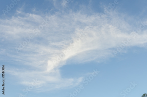 background of blue sky and cloud © paaton