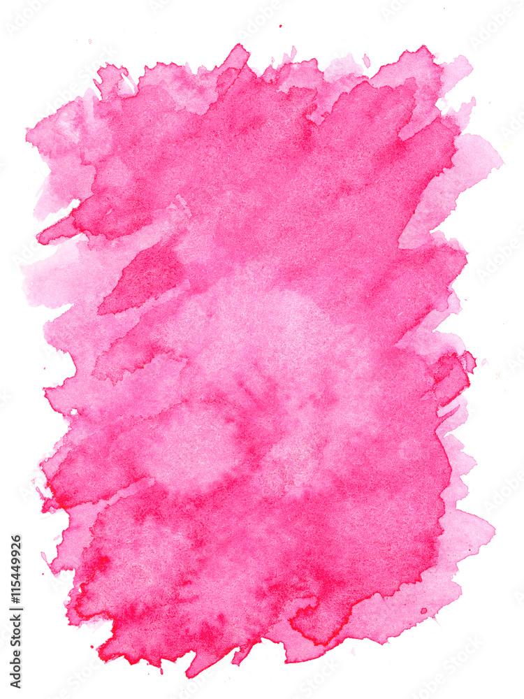 Pink violet water color paint rough edge square shape texture on Stock  Illustration by ©prapass #116141010