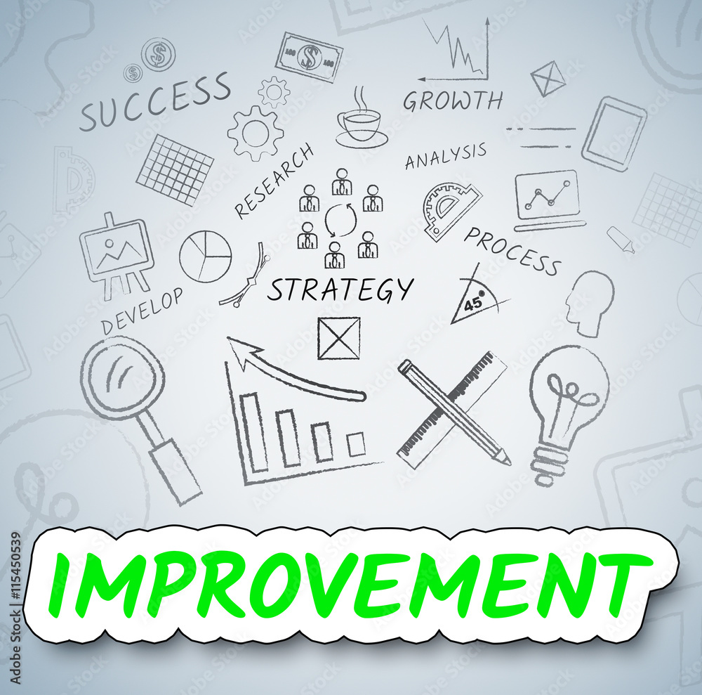 Improvement Ideas Shows Consider Reflection And Upgrading Improvement Ideas Shows Consider Reflection And Upgrading