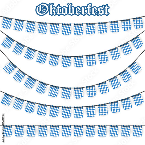 different Oktoberfest garlands