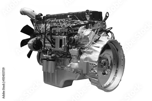 diesel engine closeup