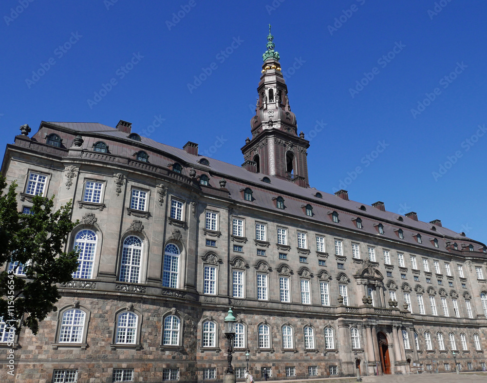 Le palais de Christiansborg à Copenhague, Danemark