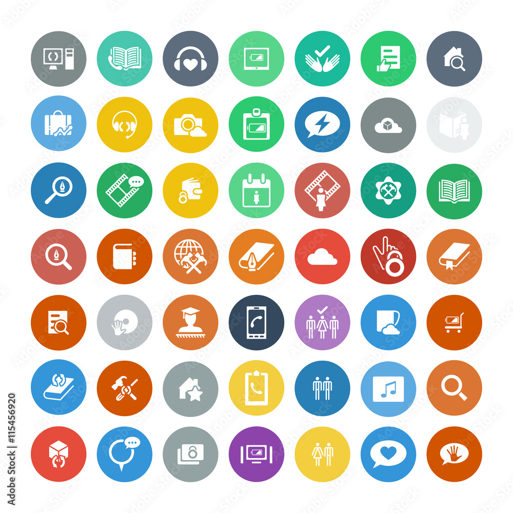 Set of 49 Universal Icons. Business, internet, web design. Set of 49 Universal Icons. Business, internet, web design.