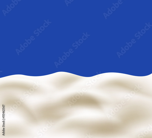 milk splash on blue background