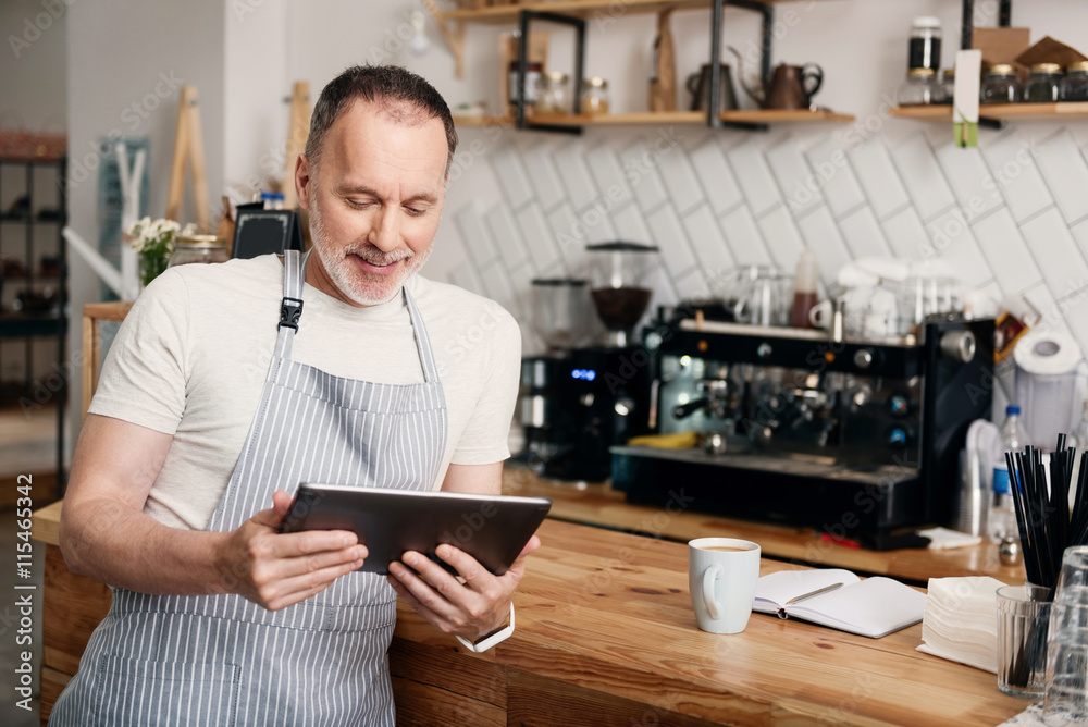 Modern cafe business foto de Stock