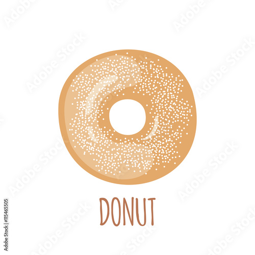 Donut icon on a white background.