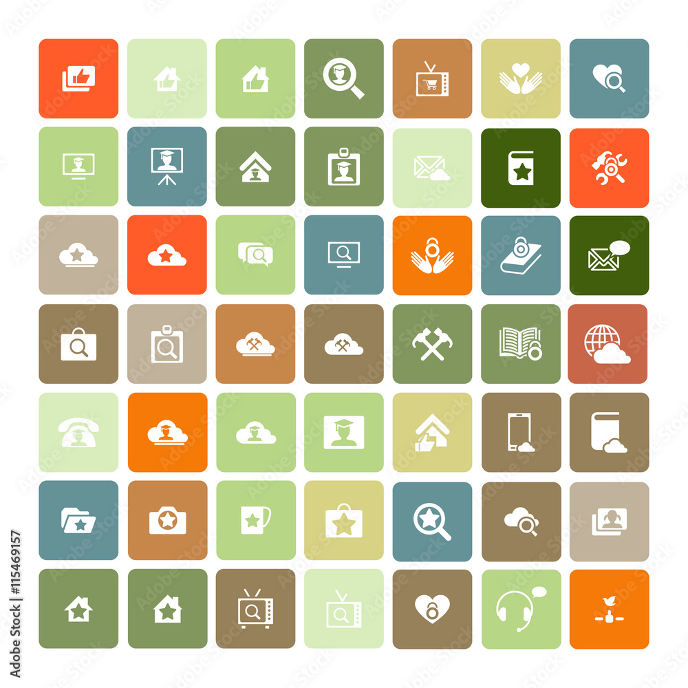 Set of 49 Universal Icons. Business, internet, web design. Set of 49 Universal Icons. Business, internet, web design.