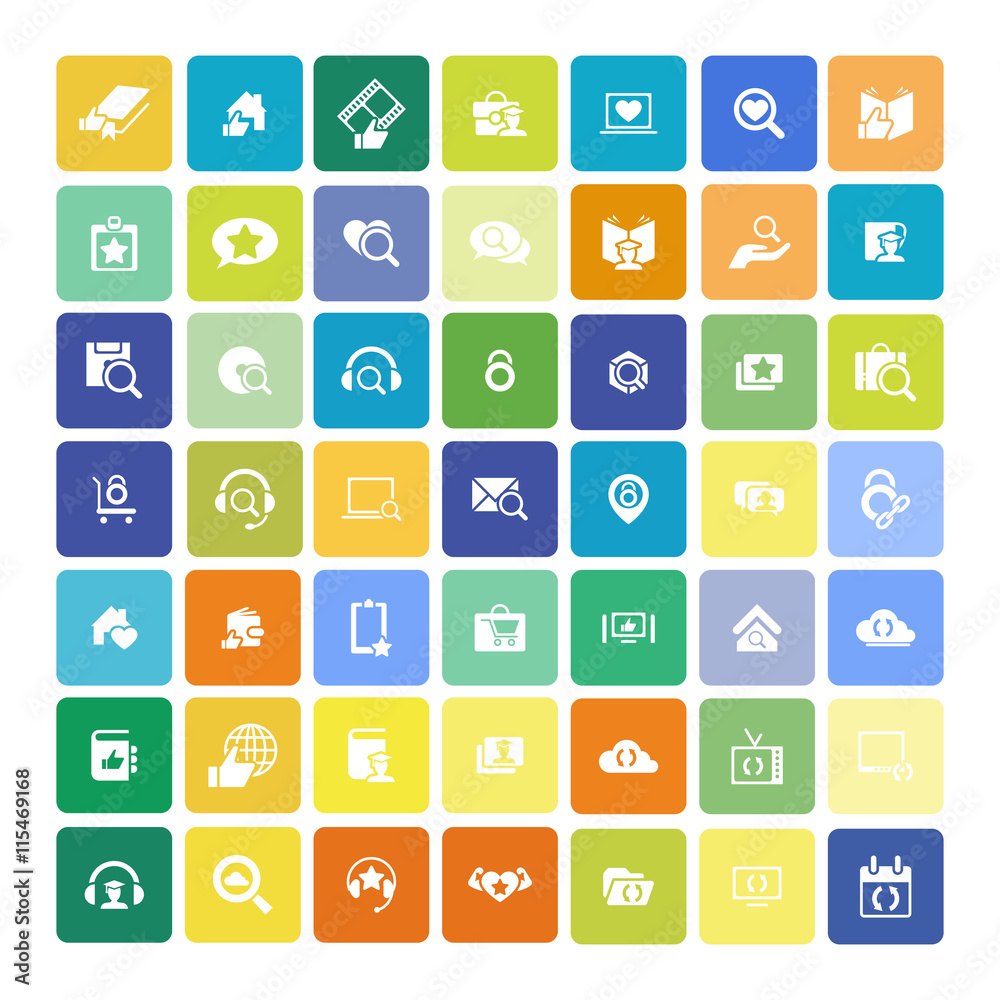 Set of 49 Universal Icons. Business, internet, web design. Set of 49 Universal Icons. Business, internet, web design.