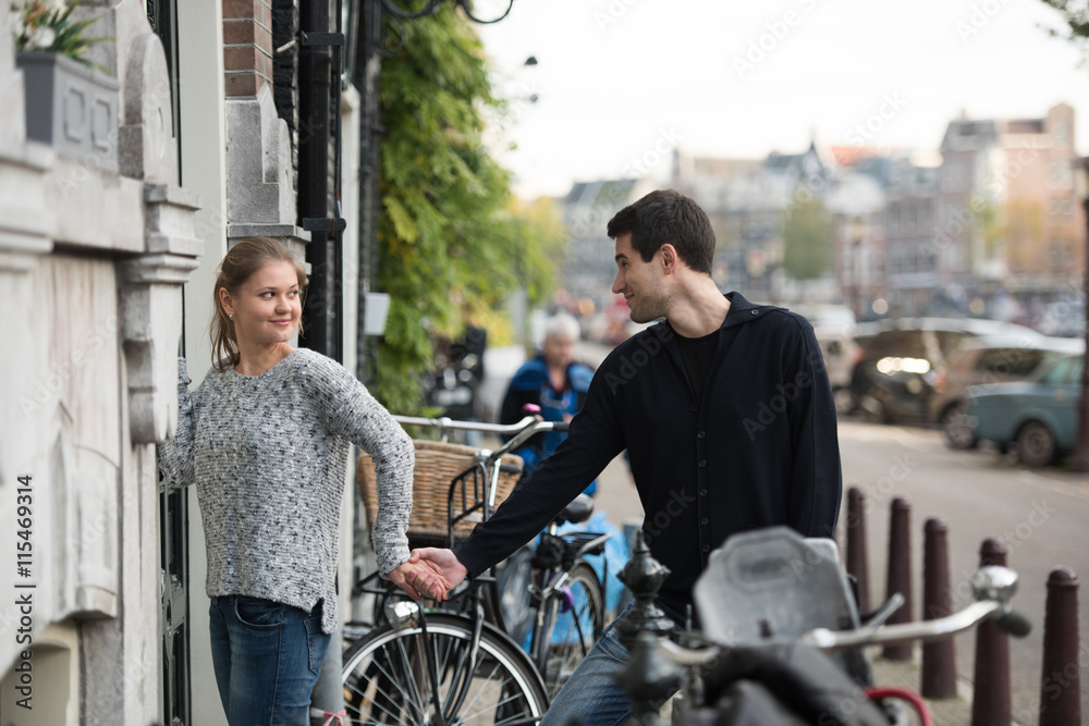 couple in Amsterdam