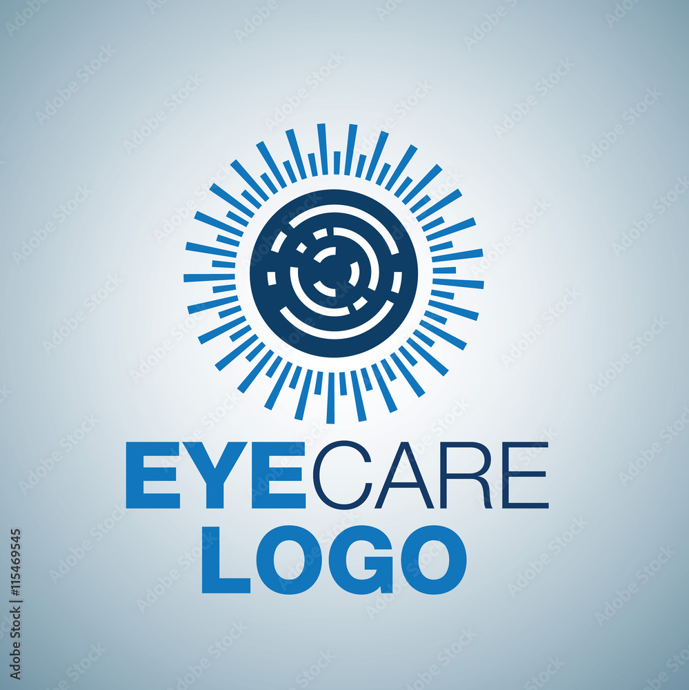 Fototapeta premium eye care logo