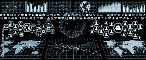 Digital charts and screen interface