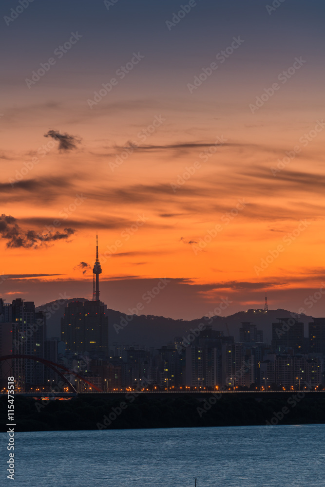 Dawn over Seoul