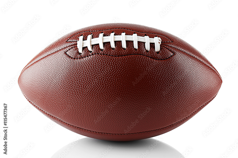American football ball, isolated on white American football ball, isolated on white