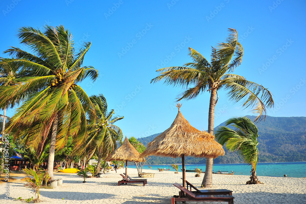 Obraz premium Paradise Beach on Tropical Islands