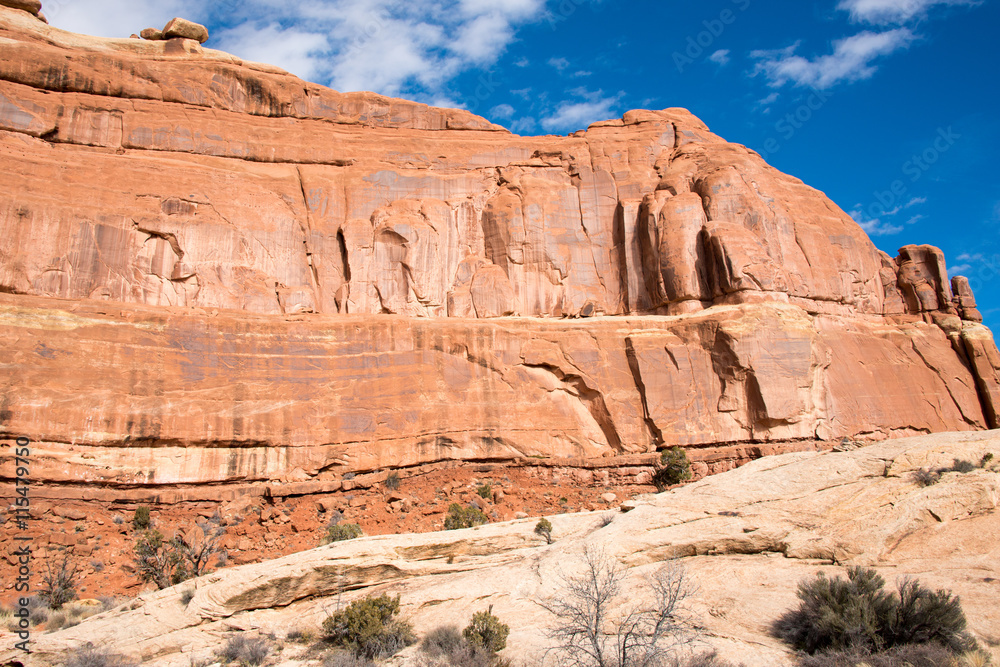 Views near entrance to Arches National Park, Utah Views near entrance to Arches National Park, Utah
