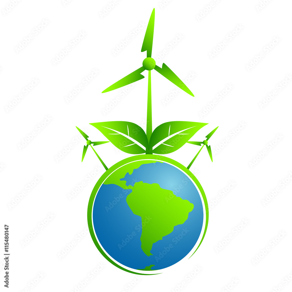 Ecology concept with Green Eco Earth Ecology concept with Green Eco Earth