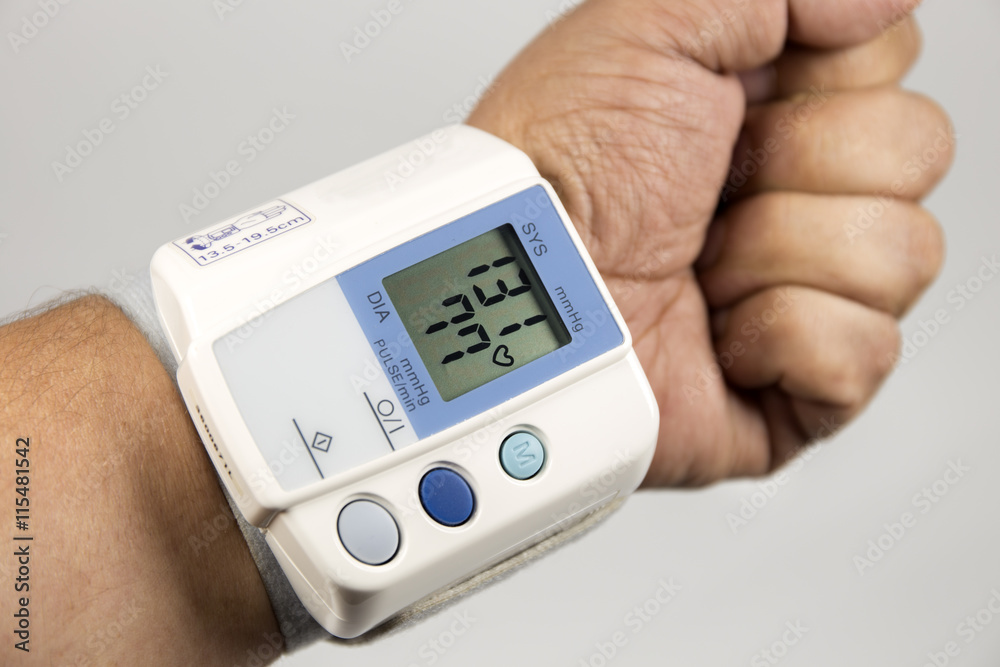 to measure blood pressure. to measure blood pressure.