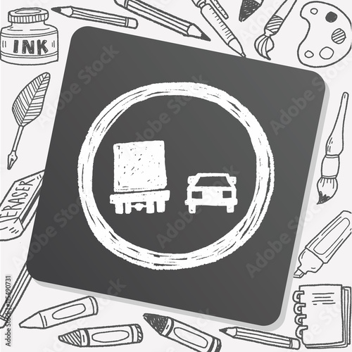 no overtaking doodle