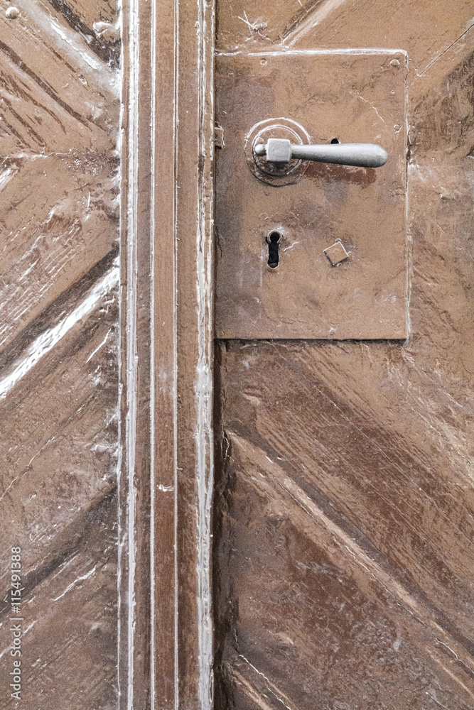 Vintage door texture,knob and handle Stock Photo | Adobe Stock