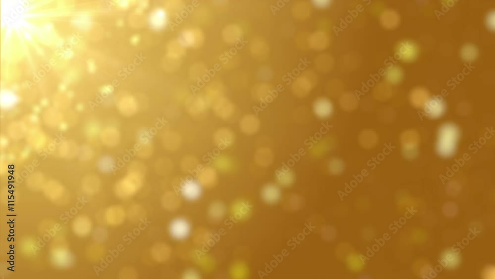 Golden Bokeh Loop