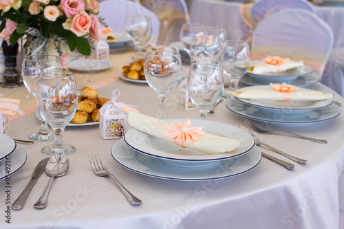 wedding table set
