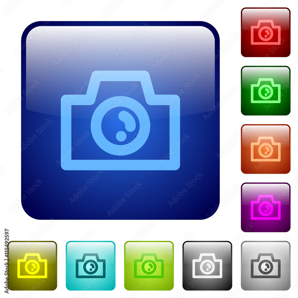 Color camera square buttons Color camera square buttons