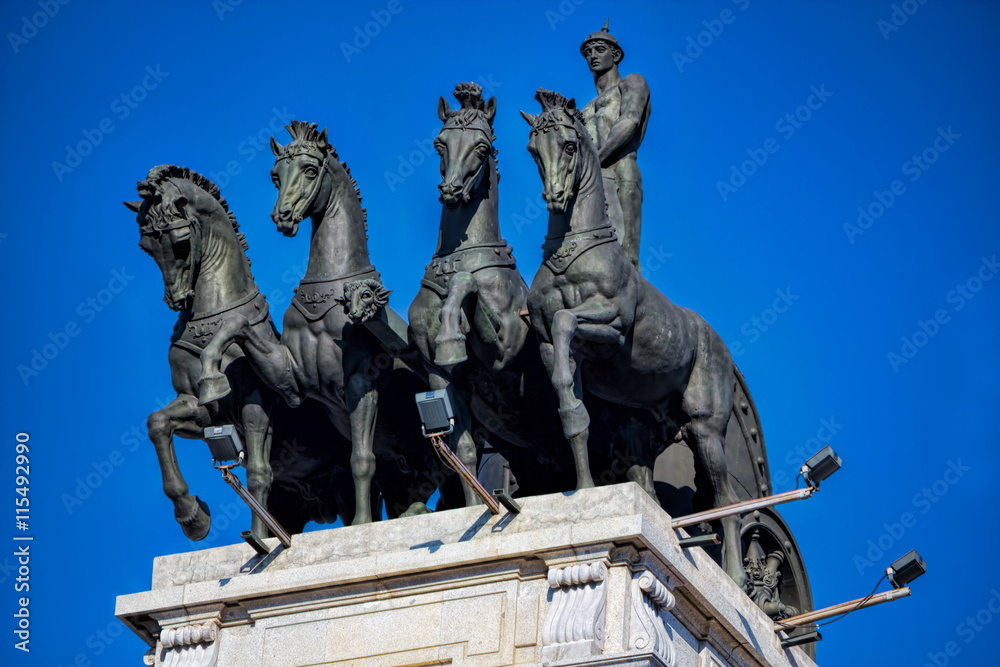Obraz premium Quadriga in Madrid