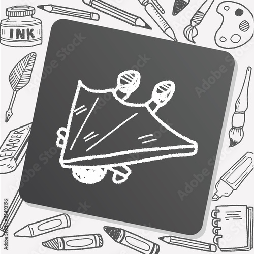 Hang gliding doodle
