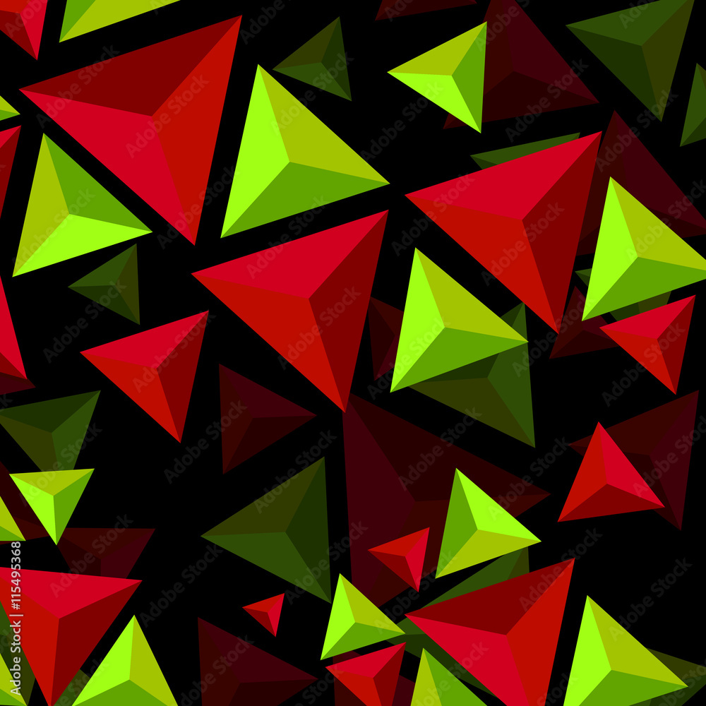 Abstract geometric background with triangles. Modern style