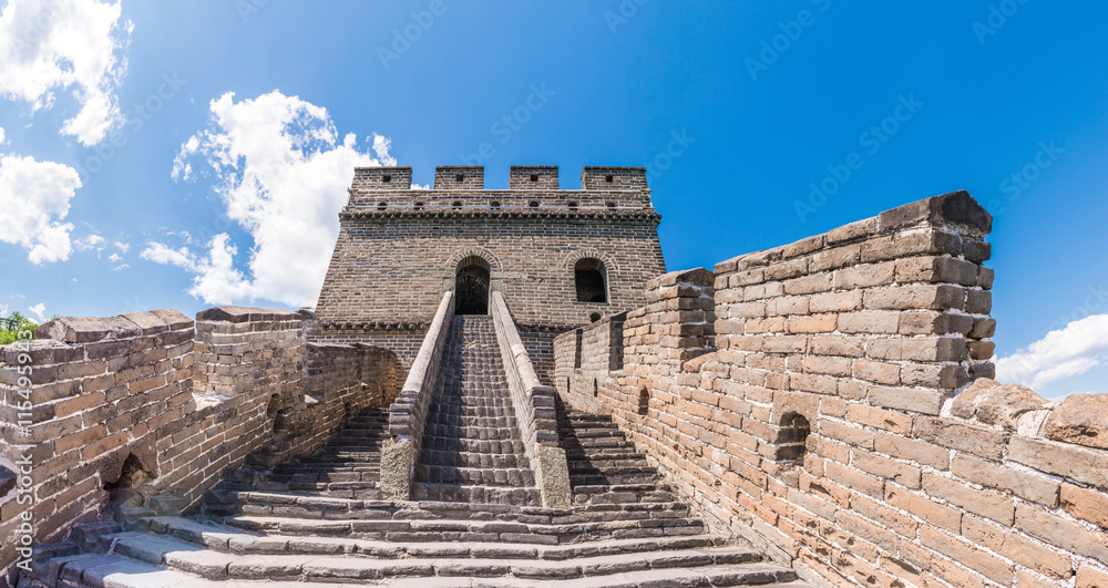 Panoramic view of Great Wall of China