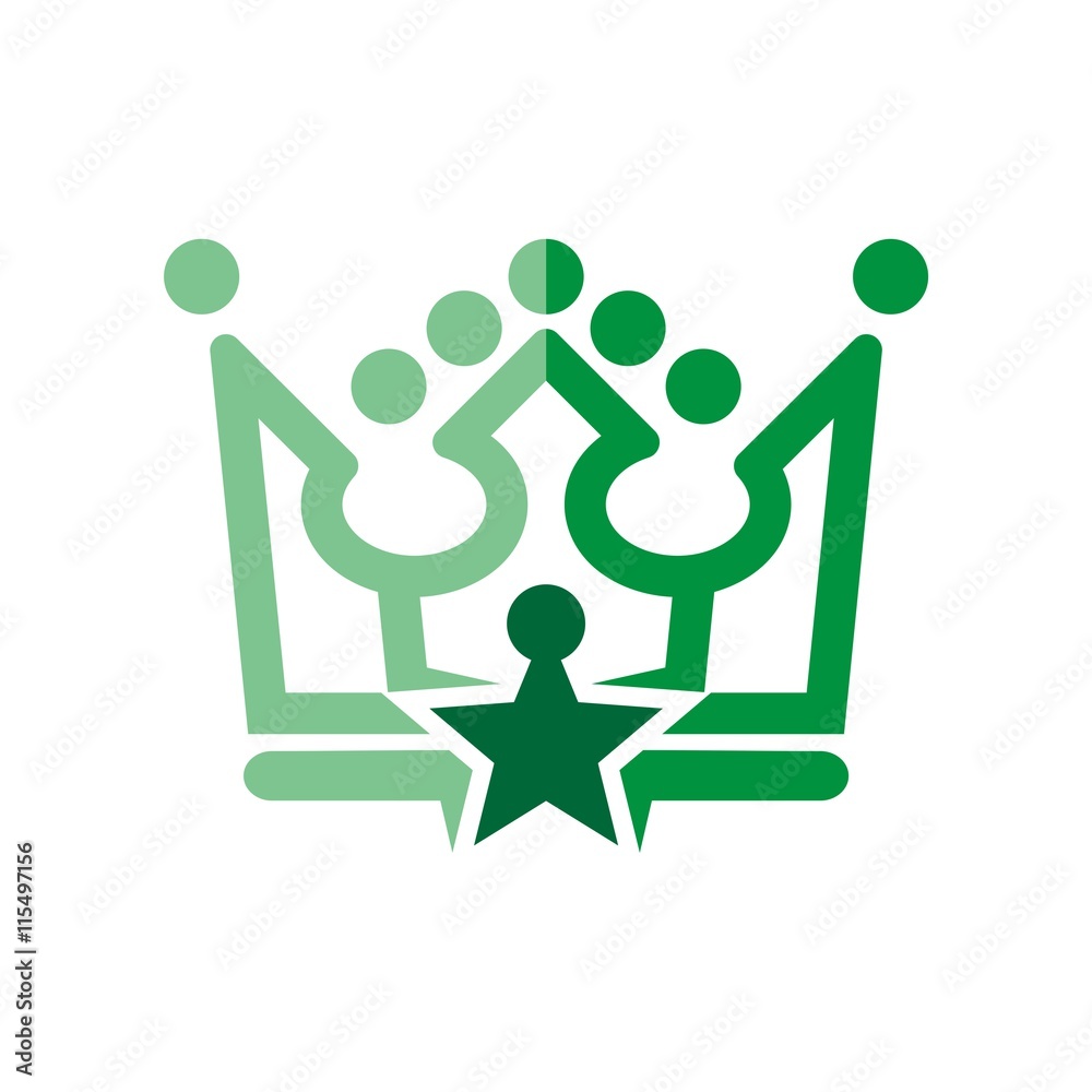 Design logo crown majestic vector Design logo crown majestic vector
