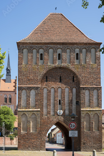 Anklamer Tor und Kirche Anklam Usedom Ostsee photo