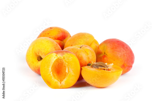 Fresh ripe apricot